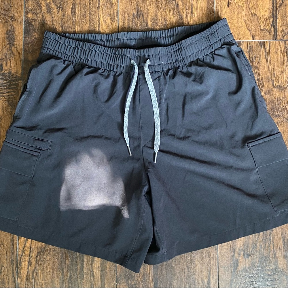 All in Motion Men's Black Athletic Shorts